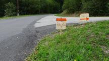  Blick zur 2. Streckenteilung 