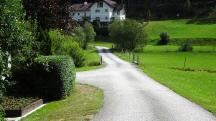  Blick auf die Wanderstrecke auf der Linzer Stra�e 