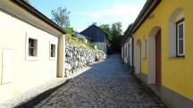  Blick auf die Wanderstrecke in der Kellergasse Angern 