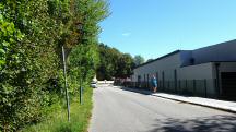 Blick auf die Wanderstrecke entlang der Schlo�berstra�e