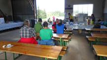  Wanderer bei der 2. (3.) Labestelle 