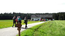 Blick auf die Wanderstrecke zur schon bekannten Labestelle 