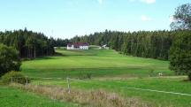ein sch�ner Fernblick zur�ck zur Wanderstrecke mit dem Geb�ude  (Altmelon Nr. 46) 