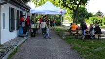  Blick zur 1. Labestelle 