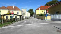 Blick auf die Wanderstrecke entlang der Venusberger Stra�e